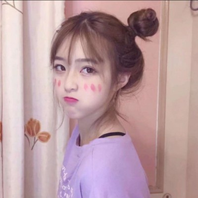 The latest WeChat super cute girl avatar is a real person striving to be a cute and reliable person