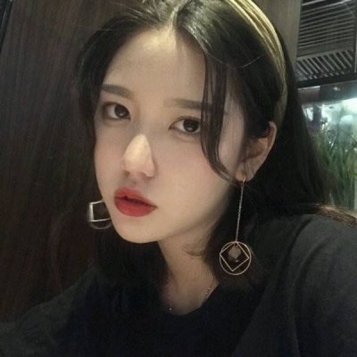 Tiktok Black and White Head Portrait of Female Students Charming and Charming 2021 Latest Female Head Portrait Gao Leng Charming and Charming