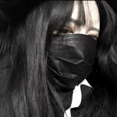 Girl's Super Dominant Wearing Mask Avatar Wearing Mask Girl's WeChat Avatar 2020 Latest