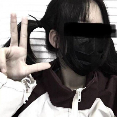 Girl's Super Dominant Wearing Mask Avatar Wearing Mask Girl's WeChat Avatar 2020 Latest