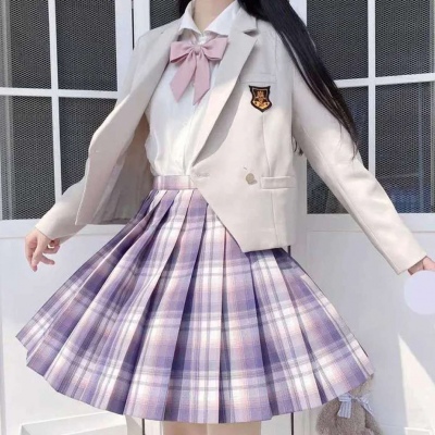 Campus uniform, female avatar not showing face, uniform style, youthful personality avatar, non mainstream