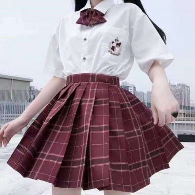 Campus uniform, female avatar not showing face, uniform style, youthful personality avatar, non mainstream