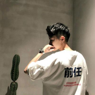 2021 Sunshine Handsome and Fashionable Boys WeChat Avatar No Expectations or Surprises