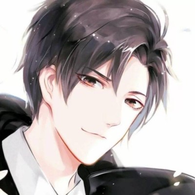 WeChat anime avatar, handsome and stylish guy, I'm not behind you when I turn around