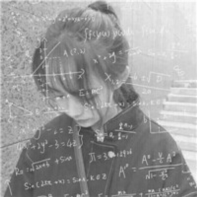 QQ with text, mathematical formula avatar in black and white 2021 selection, enough peace of mind, why be careful to explore