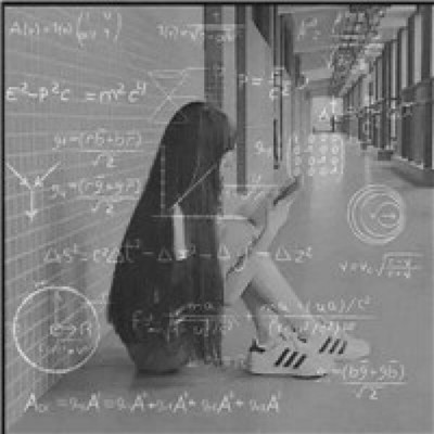 QQ with text, mathematical formula avatar in black and white 2021 selection, enough peace of mind, why be careful to explore