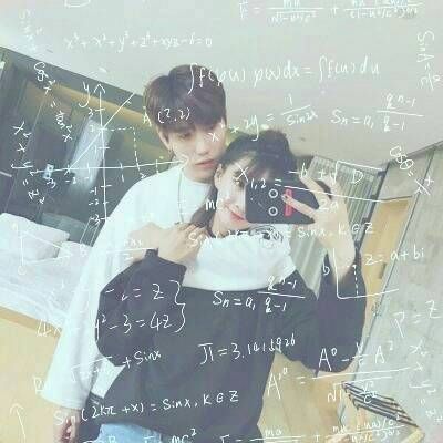 2021 Mathematical Formula Couple Avatar: A Pair of Happiness, Sweetness, Exhausting Lifetime Luck to Meet You
