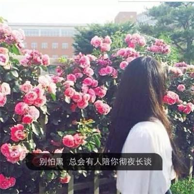 2021 WeChat silhouette avatar, a poignant girl with unique and personalized text on her back