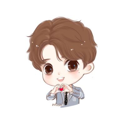 Idol Cai Xukun Handsome Little Brother Avatar Complete Collection Cute Cartoon Soft Cute Q Version Cai Xukun Avatar