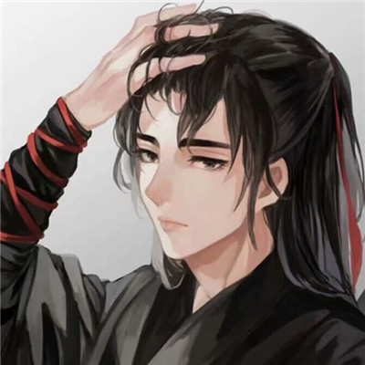 Male anime avatar with ancient style, handsome and cold, willing to fall in love with me