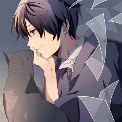 2021 Latest qq avatar male animation anime I am unique in the world