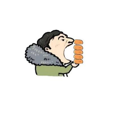 Wang Sicong is not picky about food. His avatar is high-definition and watermark free, and he is not picky about food. His avatar is cute and cartoonish