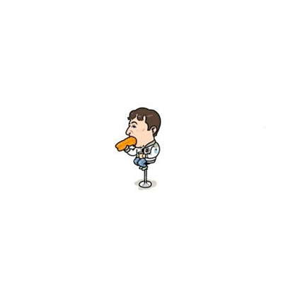 Wang Sicong is not picky about food. His avatar is high-definition and watermark free, and he is not picky about food. His avatar is cute and cartoonish