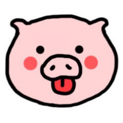 2021 WeChat Cartoon Pig Head Statue Stupid and Cute, Cherish the People in front of You with Sincerity towards Others