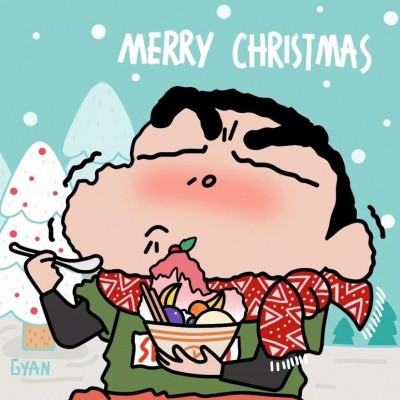 Crayon Shin chan Christmas Avatar Cute Encyclopedia 2021 Beautiful Christmas Cartoon Avatar