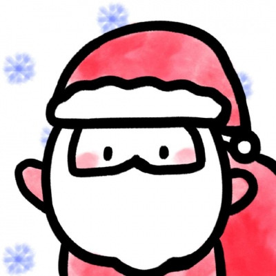 2020 Christmas exclusive cute cartoon WeChat avatar with no lofty ideals, just want to be happy every day