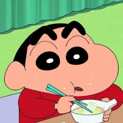 Super Cute Foodie Crayon Xiaoxin Dry Rice Avatar Selected, Eating Not Active, Brain Problem