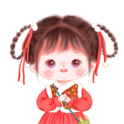 2021 China-Chic Cute Baby New Year Cartoon Avatar Meet May Not Have an End, But It Must Be Meaningful