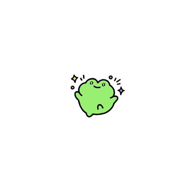 Netizen Little Frog's Minimalist Little Head Portrait Complete Collection - Thousands of Evening Stars Defeated by the Burning Moonlight