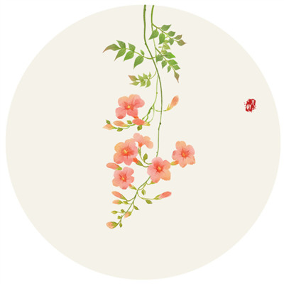 WeChat round flower and grass aesthetic avatar collection 2021 What a short time takes away is luck