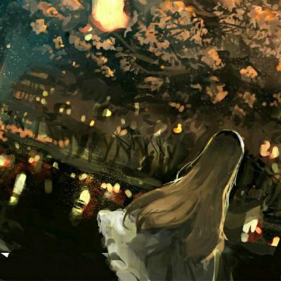 Anime girl avatar with good meaning and scenery 2021 Beautiful and auspicious scenery avatar attracting peach blossoms