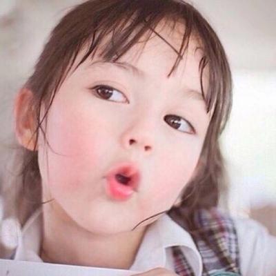 2021 Unique Little Girl WeChat Avatar Collection Funny and Cute WeChat Cute Baby Avatar