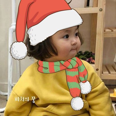 Collection of cute Christmas avatars of Little Red Riding Hood. The latest and most beautiful WeChat Christmas avatars 2021 selection