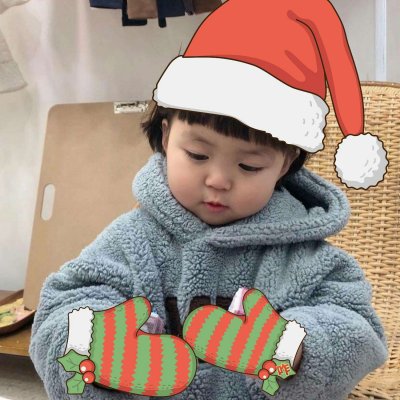 Collection of cute Christmas avatars of Little Red Riding Hood. The latest and most beautiful WeChat Christmas avatars 2021 selection