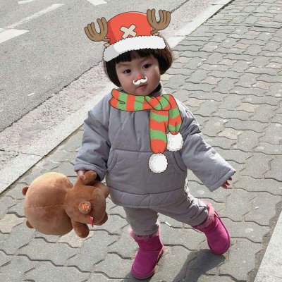 Collection of cute Christmas avatars of Little Red Riding Hood. The latest and most beautiful WeChat Christmas avatars 2021 selection