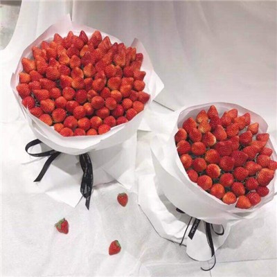 WeChat avatar strawberry bouquet picture collection 2021 strawberry bouquet pictures are real and beautiful