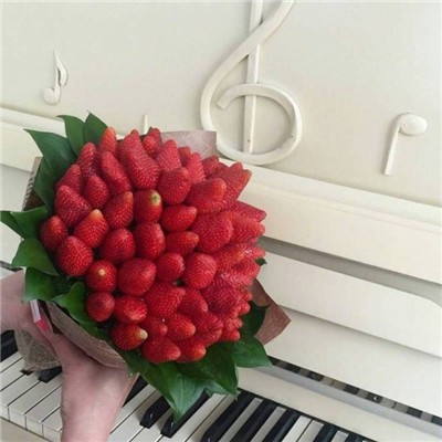 WeChat avatar strawberry bouquet picture collection 2021 strawberry bouquet pictures are real and beautiful