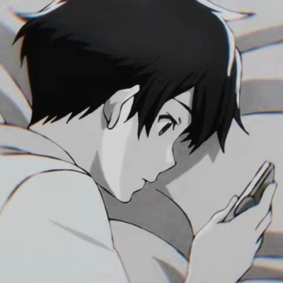 2021 Latest WeChat Avatar Classic Anime Boy Whoever leaves first has no right to say regrets