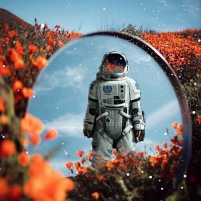 The most popular romantic QQ WeChat avatar of an astronaut. Returning you to the human sea is sober and intellectual.