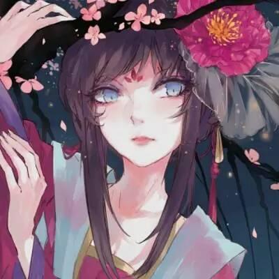 2021 WeChat avatar ancient style anime girl HD Dont let the past disturb your present life