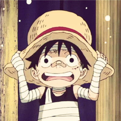 2021 One Piece Luffy's cute avatar collection. I have a bright future, but I have a bleak future.