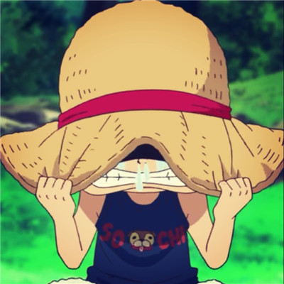 2021 One Piece Luffy's cute avatar collection. I have a bright future, but I have a bleak future.