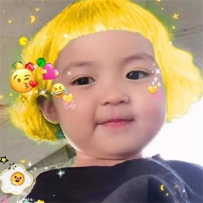 Luo Xi's best friend avatars with colorful hair, WeChat best friend avatars are cute and funny