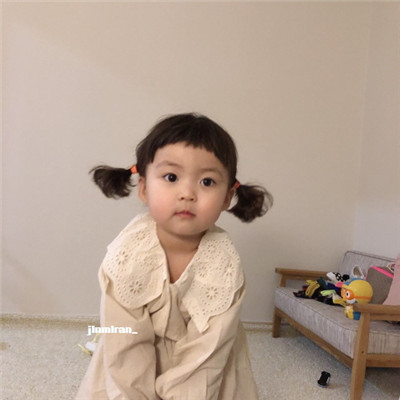 2020 Selected QQ avatar of the cute child Luo Xi. She really loves our little baby so much.