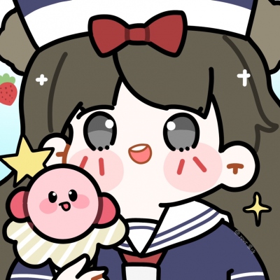 The super cute girls avatar is soft and cute. I want to carry the stars in my pocket and run them to you far away.