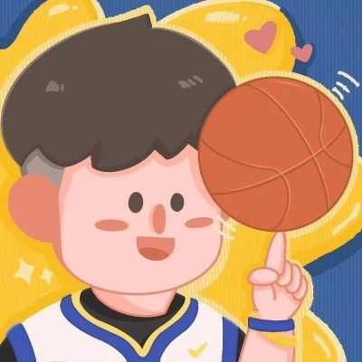 Basketball couple avatars, one male and one female, two separate pictures, the latest version of the anime basketball avatar collection 2021