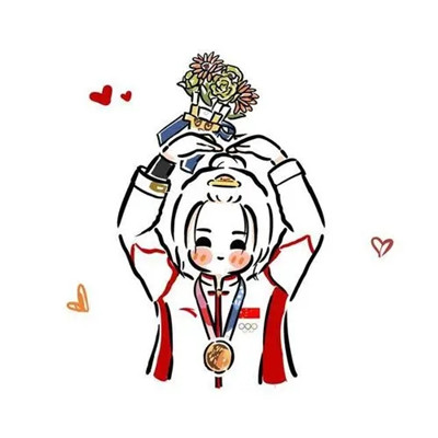 Super cute latest Q version of Olympic athlete avatars. Olympic athlete avatars have been delivered. Like for you.