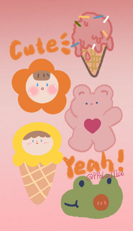 The latest version of super cute kawaii wallpaper collection, frequently recording beautiful things to feed boring souls