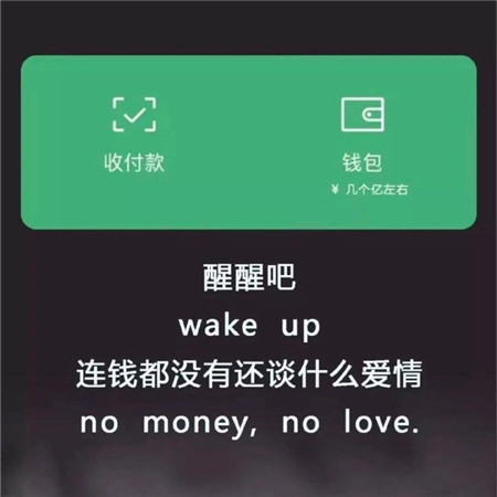 The latest version with super cute background pictures is interesting and can be popular. Wake up, you dont even have money to talk about love.