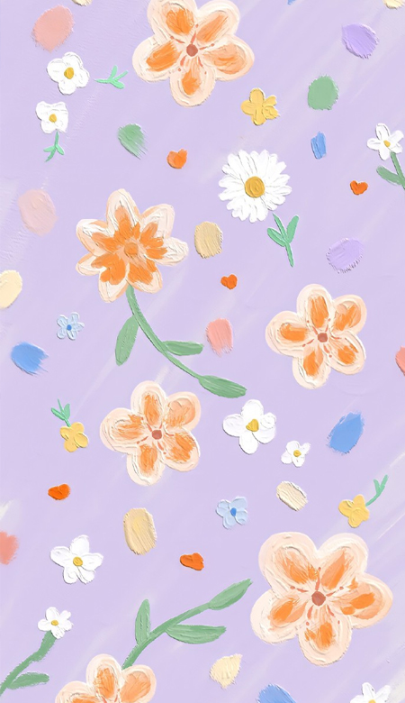 Super cute floral chat background wallpaper. You dont need to give me any more advice for the rest of your life, just listen to me.