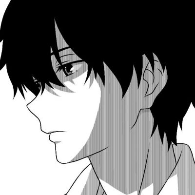 Black and white anime avatar of a boy who is handsome and has a lot of personality. Taking initiative is the limit of how I can express my passion for things.