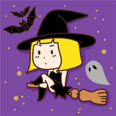 2021 Halloween cartoons with super cute and cute avatars. Please prepare candy or trick-or-treating.