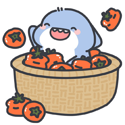2021 Fatty Sharks exclusive autumn avatar is super cute. Candied chestnuts and maple leaves are the birth certificate of autumn.