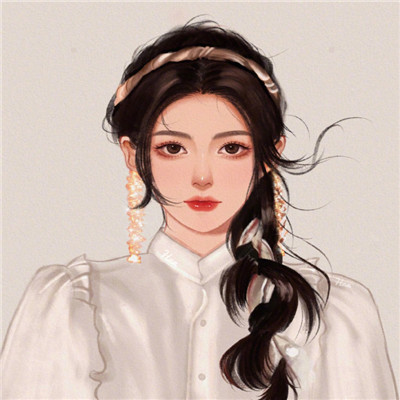 Beautiful and high-end hand-drawn girl avatars. Life will bring new happiness day after day.