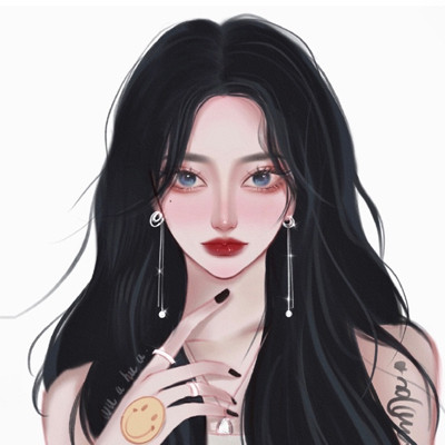 Beautiful and high-end hand-drawn girl avatars. Life will bring new happiness day after day.