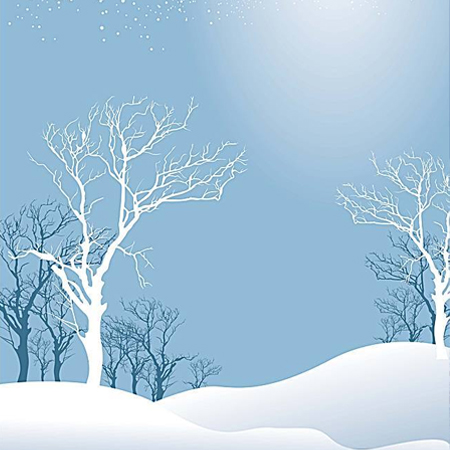 Super beautiful and beautiful snow background picture. Between the moonlight and the snow, you are the third stunning color.